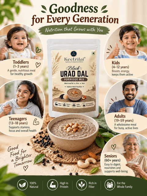Black Urad Dal Porridge Mix