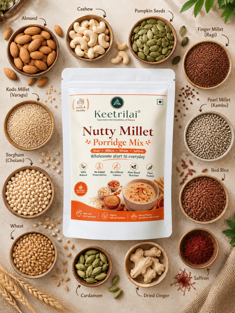 Nutty Millet Porridge Mix