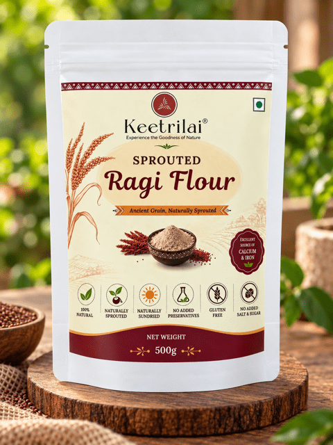 Sprouted Ragi (Finger Millet) Flour