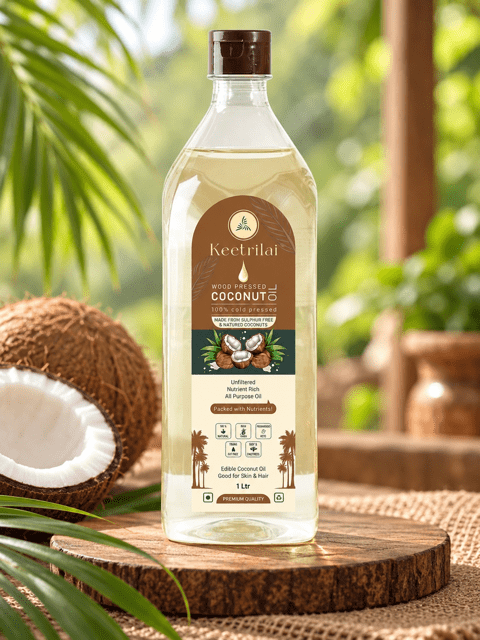 Organic Wood / Cold Pressed Coconut Oil